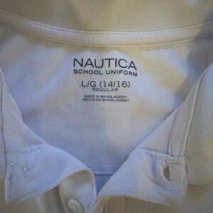 Nautica Classic White Button-Up Shirt